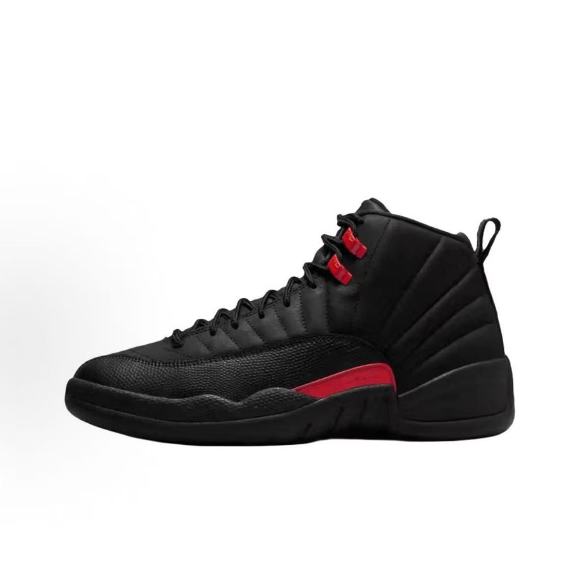 Jordan Air Jordan 12 Sneakers — Black / Red — source catalog lateral side