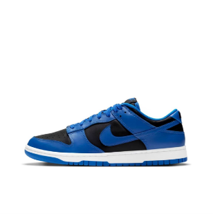 Nike Dunk Low Sneakers — Blue / Black / White — source catalog lateral side