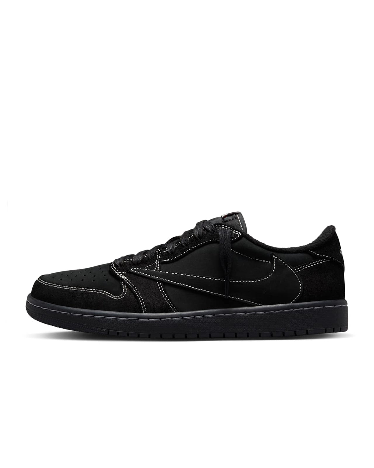 Air Jordan 1 Low x Travis Scott — Black Phantom — lateral side