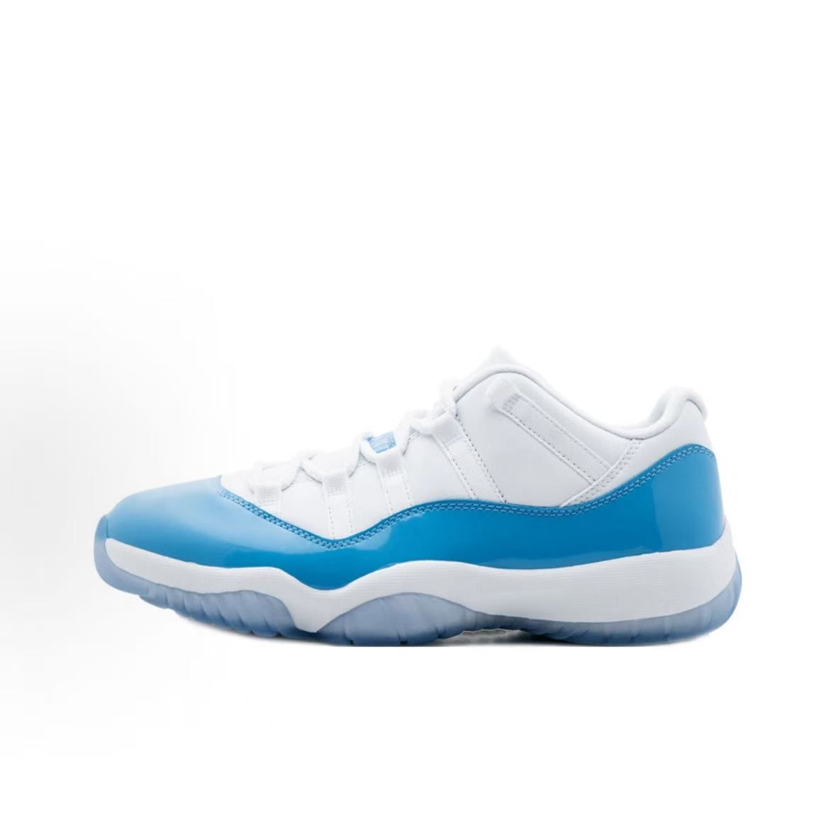 Jordan Air Jordan 11 Low Sneakers — White / Blue — source catalog lateral side