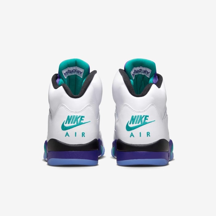Air Jordan 5 Retro OG — Grape — rear pair