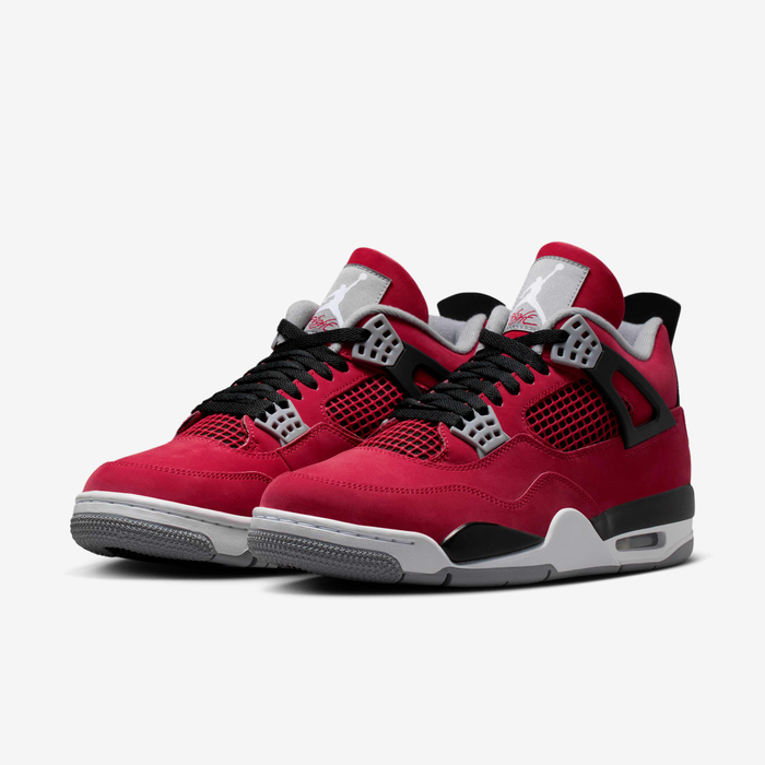 Air Jordan 4 Retro — Toro — front three quarter pair