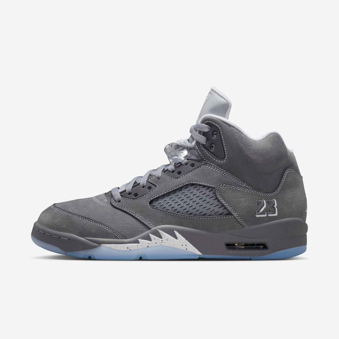 Air Jordan 5 Retro — Wolf Grey — lateral side