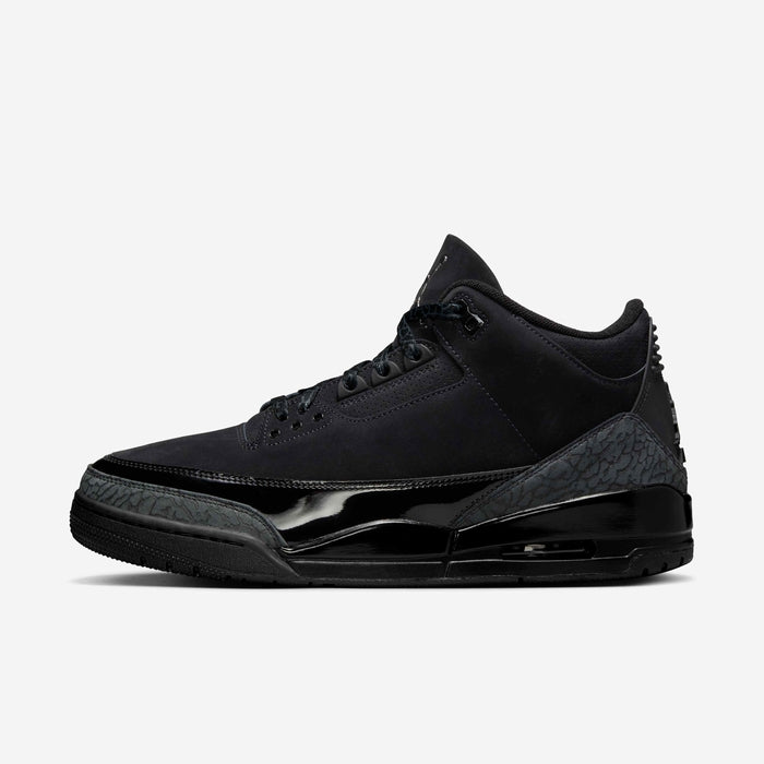 Air Jordan 3 Retro — Black Cat — lateral side
