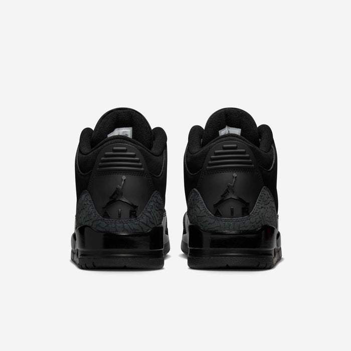 Air Jordan 3 Retro — Black Cat — rear pair