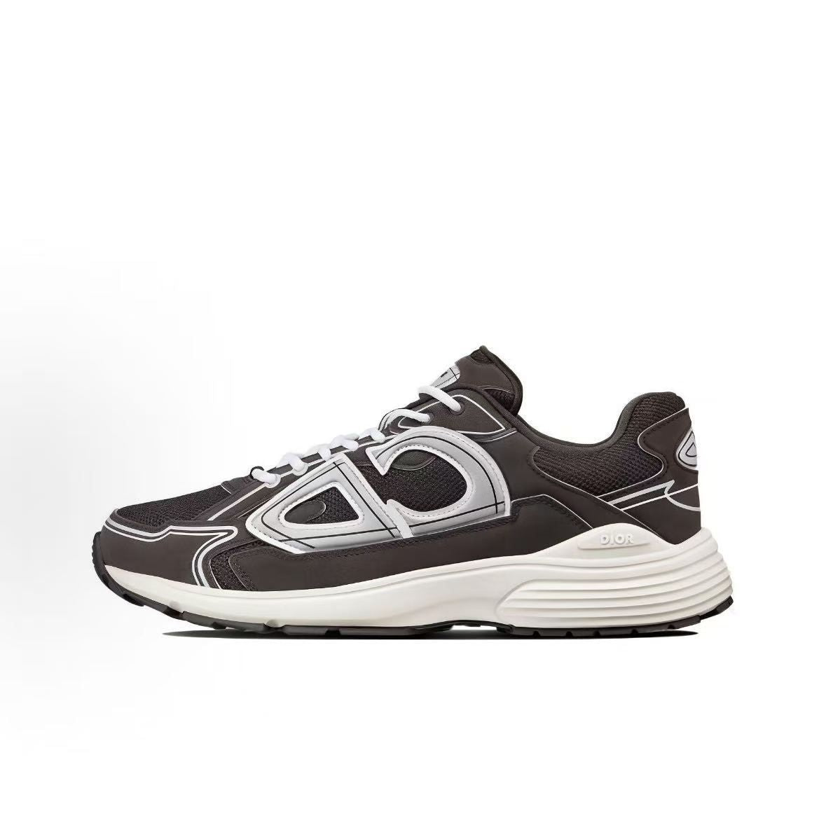 Dior B30 Sneakers — Brown / White — source catalog lateral side