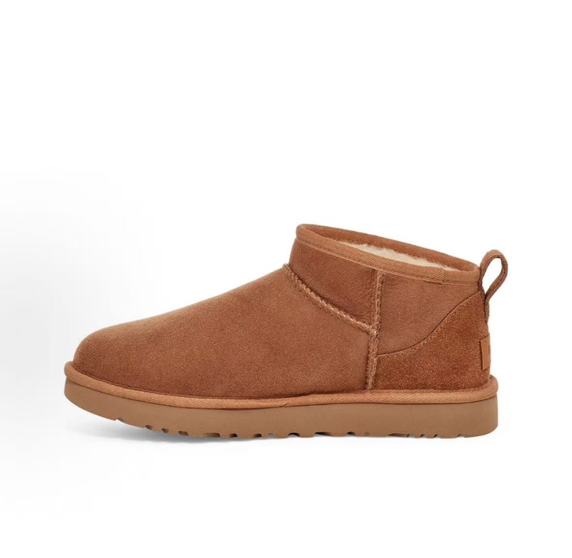 UGG Classic Ultra Mini Boots — Chestnut — source catalog lateral side