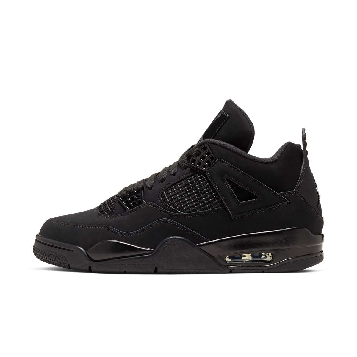 Air Jordan 4 Retro — Black Cat — lateral side