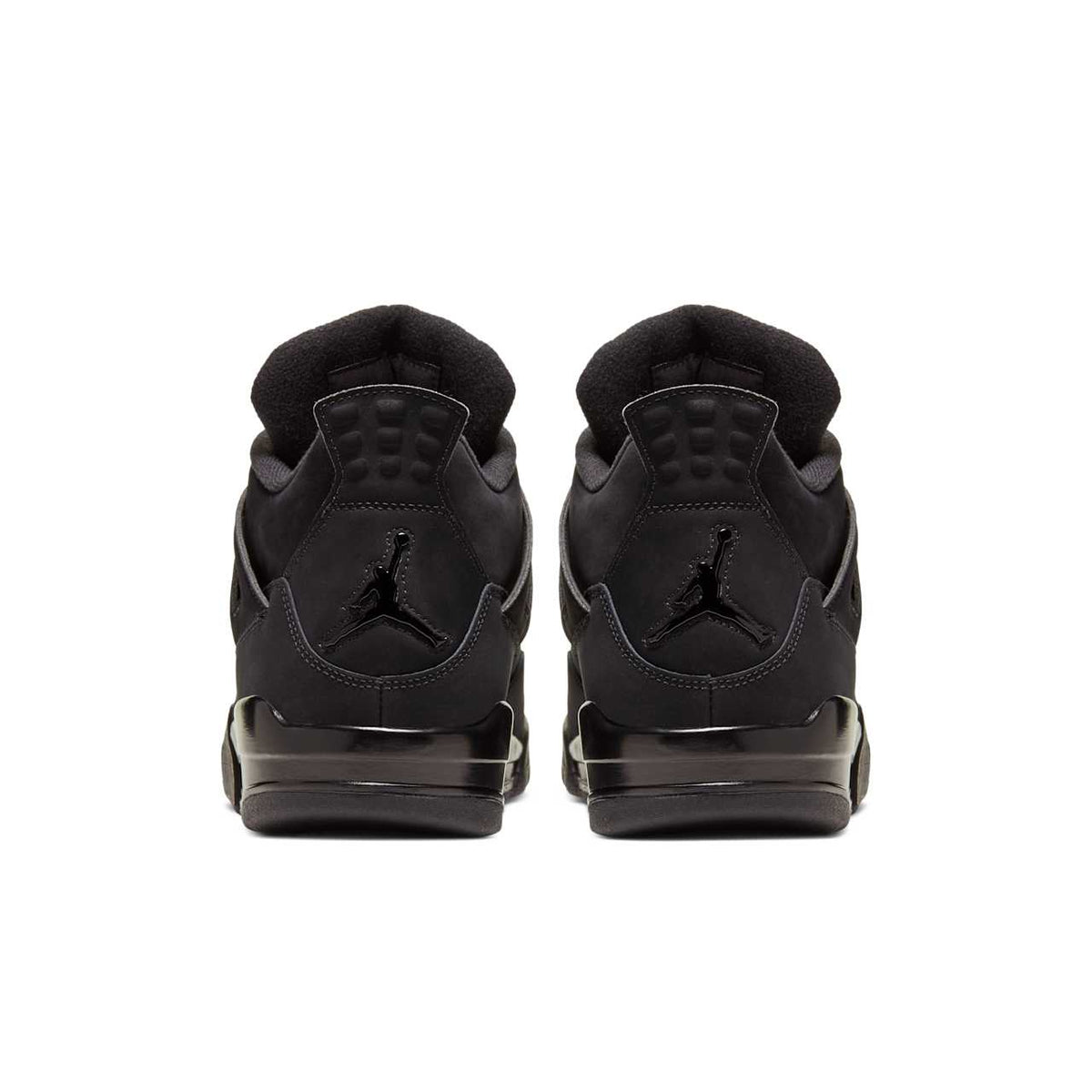 Air Jordan 4 Retro — Black Cat — rear pair