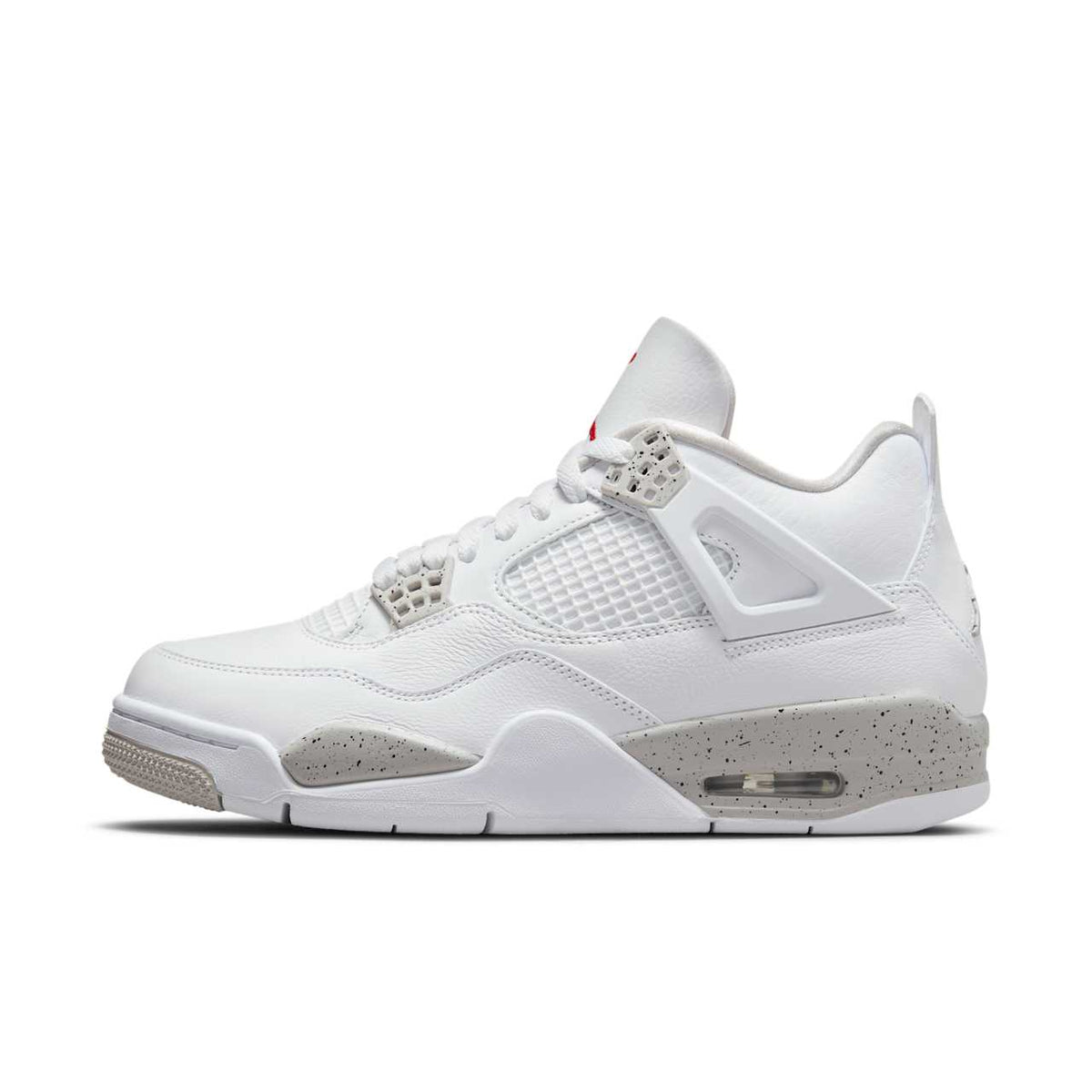 Air Jordan 4 Retro — Tech White — lateral side