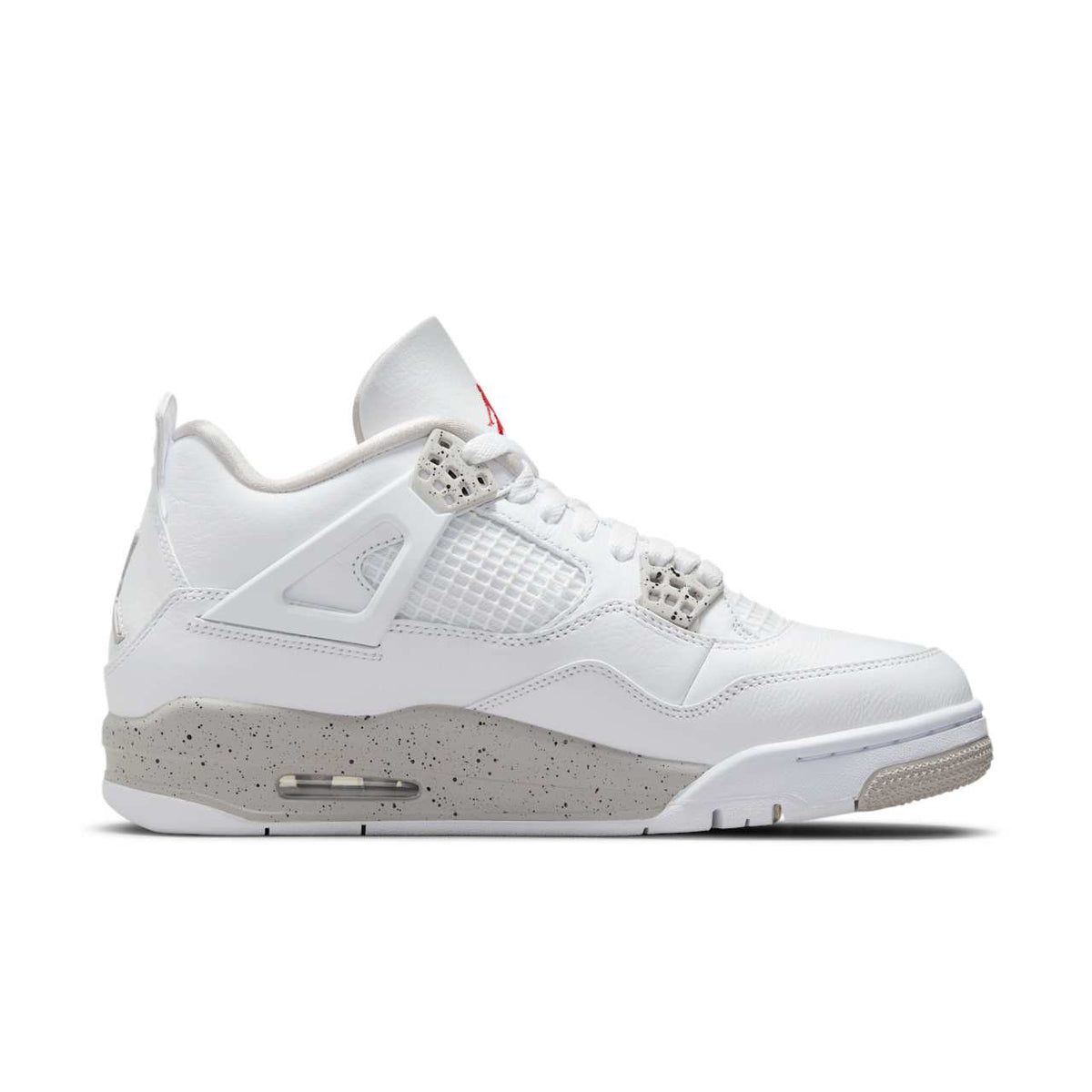 Air Jordan 4 Retro — Tech White — medial side