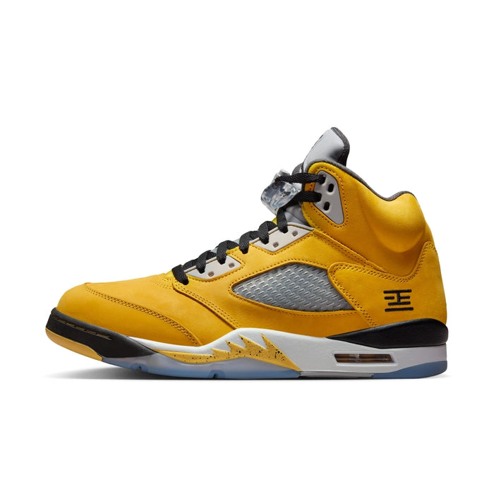 Air Jordan 5 Retro — Yellow / Multi-Colour — lateral side