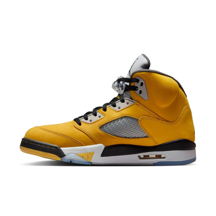 Air Jordan 5 Retro — Yellow / Multi-Colour — medial side