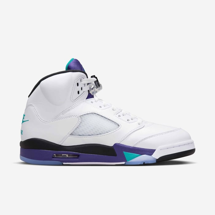 Air Jordan 5 Retro OG — Grape — medial side