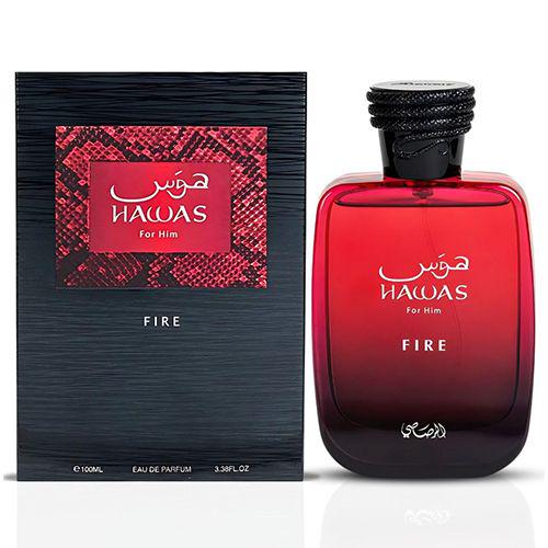 Rasasi Hawas For Him Fire Eau de Parfum 100ml bottle