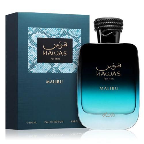 Rasasi Hawas For Him Malibu Eau de Parfum 100ml bottle