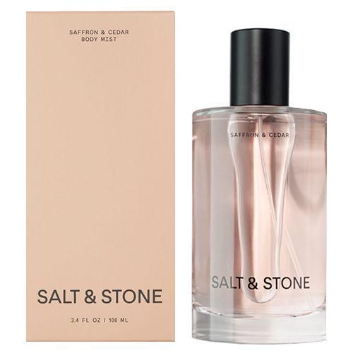 SALT & STONE Saffron & Cedar Body Mist 100ml bottle