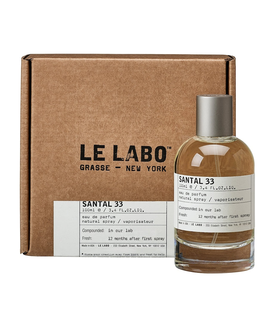 Le Labo Santal 33 Eau de Parfum 100ml bottle and box