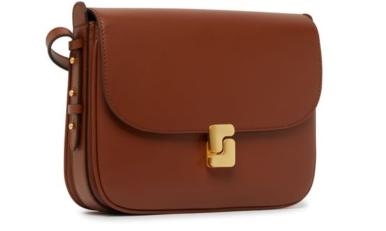 Soeur Bellissima maxi crossbody bag in Noisette — view 2