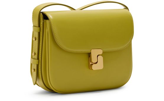 Soeur Bellissima mini crossbody bag in Jaune Neon — view 2