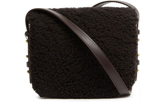 Soeur Bellissima mini crossbody bag in Marron Fonce — view 3
