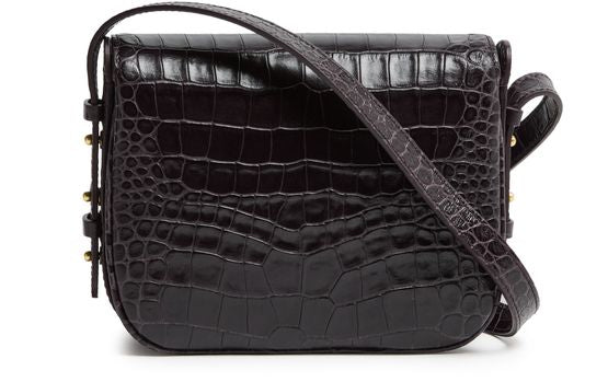 Soeur Bellissima mini crossbody bag in Marron Fonce — view 3