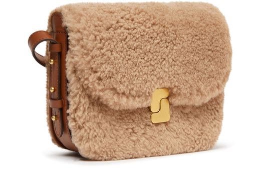 Soeur Bellissima mini crossbody bag in Sable/Noisette — view 2