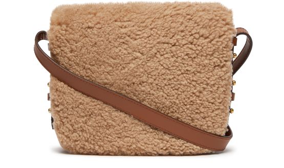 Soeur Bellissima mini crossbody bag in Sable/Noisette — view 3