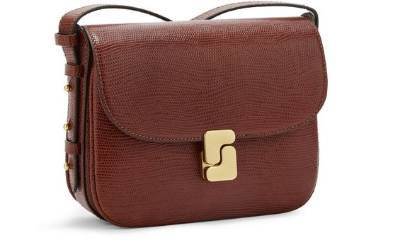 Soeur Bellissima mini shoulder bag in Cognac — view 2