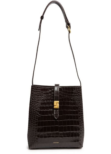 Soeur Bello shoulder bag in Marron Fonce — view 1