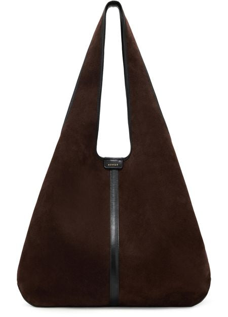 Soeur Douce tote bag in Marron Fonce — view 3