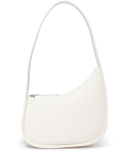 The Row Half Moon Shoulder Bag in New Ivory PLD — view 4