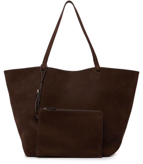 The Row XL Park Tote Bag in Dark Mocha ANS — view 3