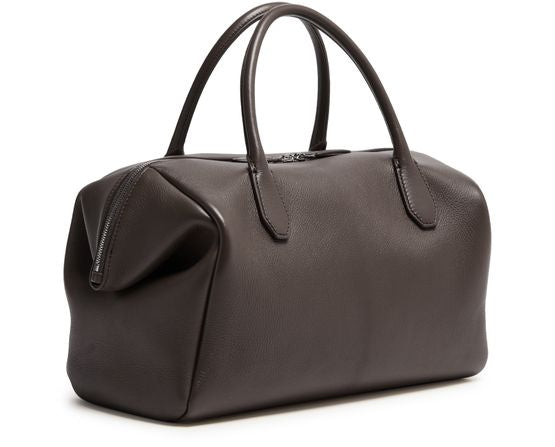The Row Faye Leather Handbag in Dark Brown ANS — view 2