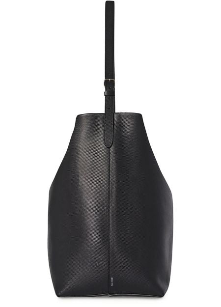 The Row N/S Belt Tote Large Bag in Black PLD — view 4