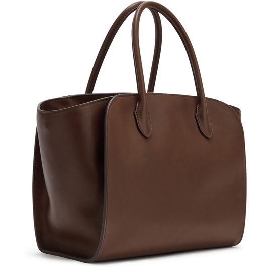 The Row Marlo 12 Tote Bag in Deep Brown ANS 2 — view 2