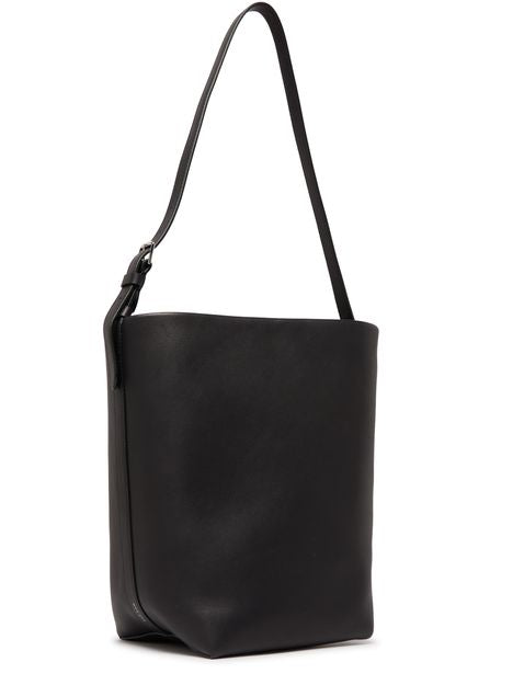 The Row N/S Park Tote Medium Bag in Black PLD — view 2