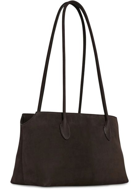 The Row Terrasse Shoulder Bag in Ebony Brown ANS — view 2