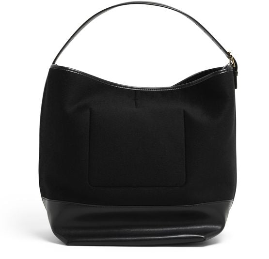 Toteme Belted tote bag in Black — view 3