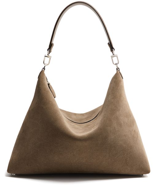 Toteme Bevel medium bag in Dark Taupe — view 1