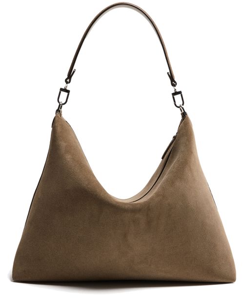 Toteme Bevel medium bag in Dark Taupe — view 3