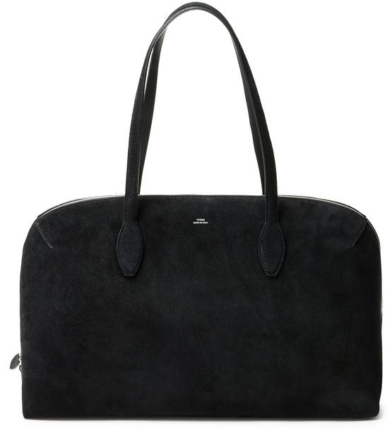 Toteme Suede tote bag in Black — view 1