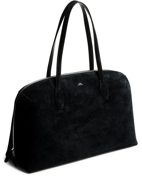 Toteme Suede tote bag in Black — view 2