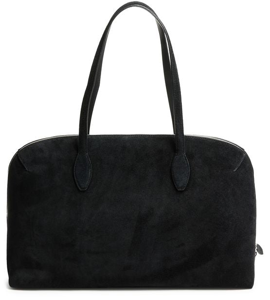 Toteme Suede tote bag in Black — view 3