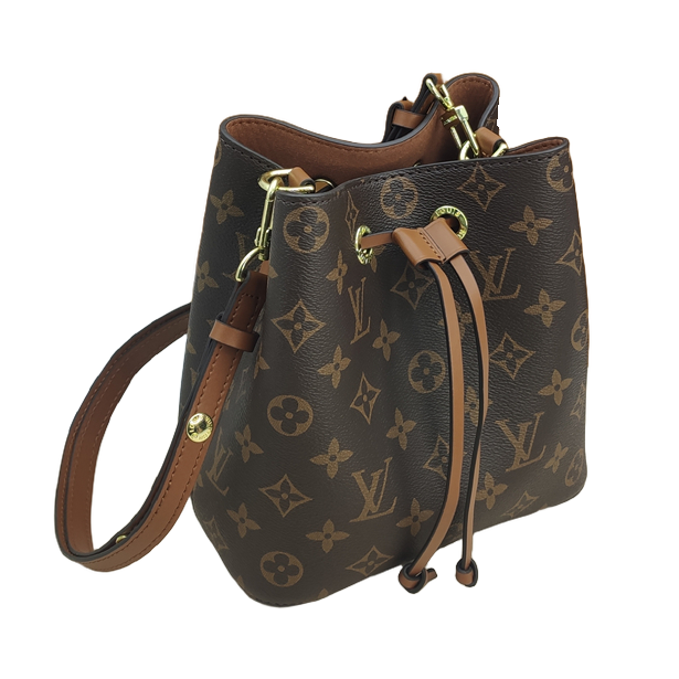 Louis Vuitton Monogram Drawstring Bucket Bag – Brown Monogram / Tan Trim