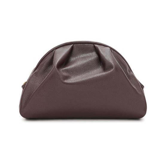 The Row Charlotte Clutch Bag — Dark Brown ANG