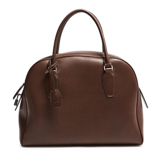 The Row India 12 Handbag — Deep Brown ANS