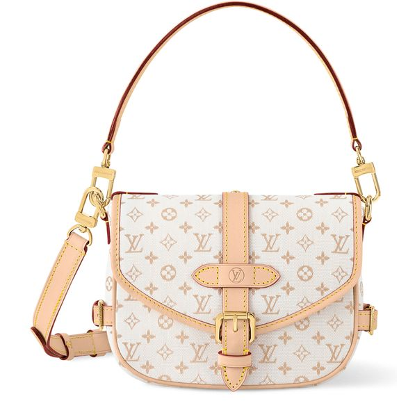 Louis Vuitton Saumur BB — White