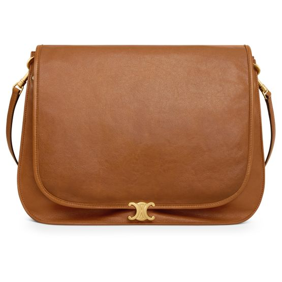 Celine Soft Triomphe Besace — Soft Tan
