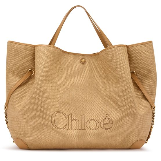 Chloé Clover tote bag — Bleached Brown